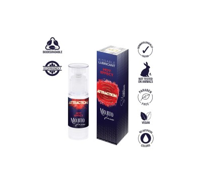 LUBRICANT ATTRACTION HEAT MOJITO 50 ML